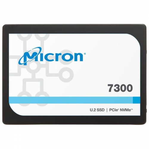 Твердотельный накопитель Micron 7300 MAX SSD U.2 1.6TB PCIe Gen3 x4 NVMe 3D TLC NAND 3000/1900MB/s 396K/100K IOPS MTTF 2M (MTFDHBE1T6TDG-1AW1ZABYY)