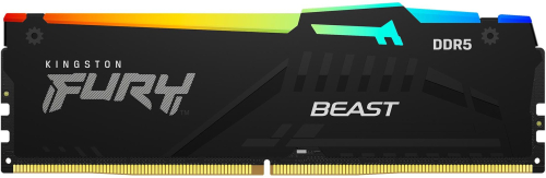 DDR 5 DIMM 32Gb PC48000, 6000Mhz, Kingston FURY Beast Black RGB CL40 (KF560C40BBA-32) (retail)