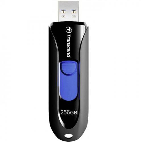 Флеш-накопитель Transcend 256Gb Jetflash 790 USB 3.0 Black/ blue (TS256GJF790K) фото 2