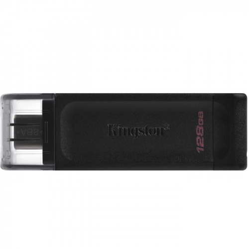 Флеш накопитель Kingston 128GB DataTraveler 70 USB Type-C 3.2 Gen 1 Black (DT70/ 128GB) (DT70/128GB)