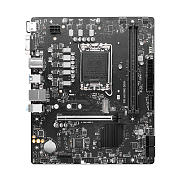 Материнская плата MSI PRO H610M-E DDR4; LGA 1700, Intel H610, 2xDDR4-3200 МГц, 1xPCI-Ex16, 1xM.2, Micro-ATX