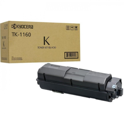 Тонер-картридж Kyocera TK-1160 черный 7200 страниц для ECOSYS P2040dn/P2040dw 1T02RY0NL0