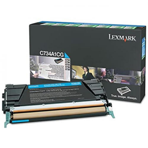 Картридж Lexmark C748H1CG, голубой, повышенной ёмкости 10000 страниц для C748