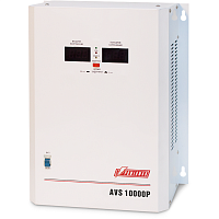 Стабилизатор POWERMAN AVS 10000P, ступенчатый регулятор, цифровые индикаторы уровней напряжения, 10000ВА, 110-260В, максимальный входной то (POWERMAN AVS-10000P)