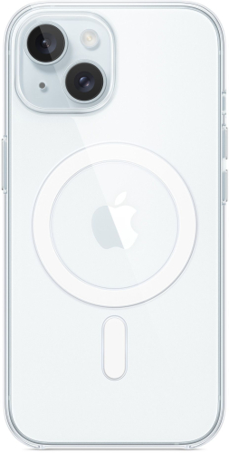 Чехол (клип-кейс) Apple для Apple iPhone 15 MT203FE/ A with MagSafe прозрачный (MT203FE/A)