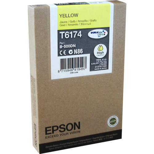 Картридж/ Epson I/ C Stylus B500 yellow high (C13T617400)