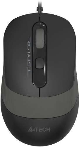 Мышь A4Tech Fstyler FM10T серый оптическая (1600dpi) USB для ноутбука (4but) (FM10T GREY)