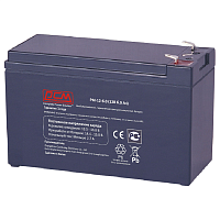 Батарея POWERCOM PM-12-6.0, напряжение 12В, емкость 6А*ч, макс. ток разряда 90А, макс. ток заряда 1.86А, свинцово-кислотная типа AGM, тип клемм T2(250)/ T1(187), размеры (ДхШхВ) 151х65х99 мм., 1.81кг./ Battery POWERCOM PM-12-6.0, voltage 12V, capacity 6