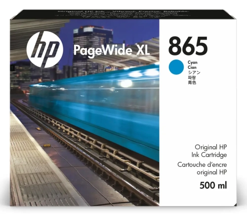 Картридж HP 865, голубой, 500 мл (3ED85A)