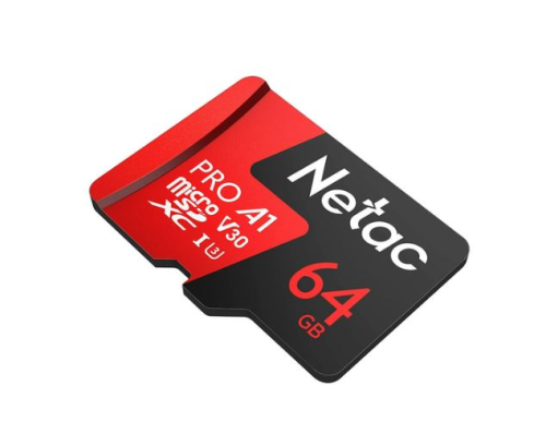 Флеш карта microSDHC 64GB Netac P500 PRO <NT02P500PRO-064G-S> (без SD адаптера) 100MB/ s
