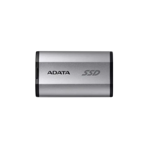 Твердотельный накопитель/ ADATA External SSD SD810, 4000GB, Type-C, USB 3.2 Gen2х2, up to R/ W 2000/ 2000 MB/ s, 72.7x44x12.2mm, Silver (5 лет) (SD810-4000G-CSG)