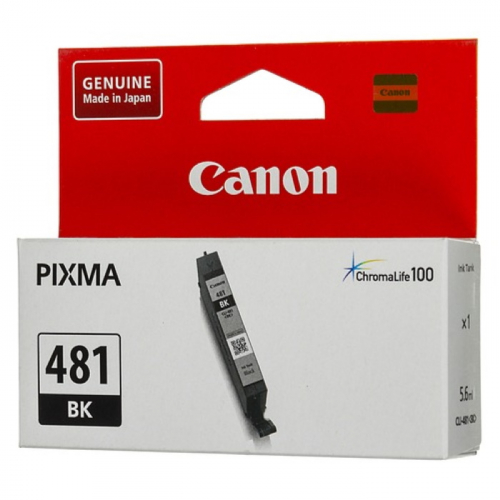 Картридж струйный Canon CLI-481BK черный 1500 страниц для PIXMA TS6140, TS8140, TS9140, TR7540, TR8540 (2101C001)