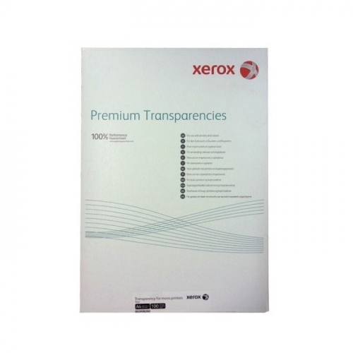 Пленка XEROX Premium прозрачная для ч/ б лазерной печати A4, 100гр/ м2,100 л. (без подложки и полосы) (003R98202)
