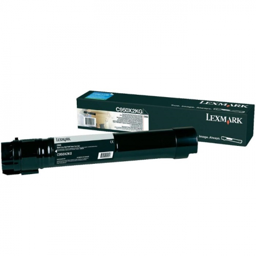 Картридж Lexmark C950, черный, 32000 страниц, для C950de (C950X2KG)