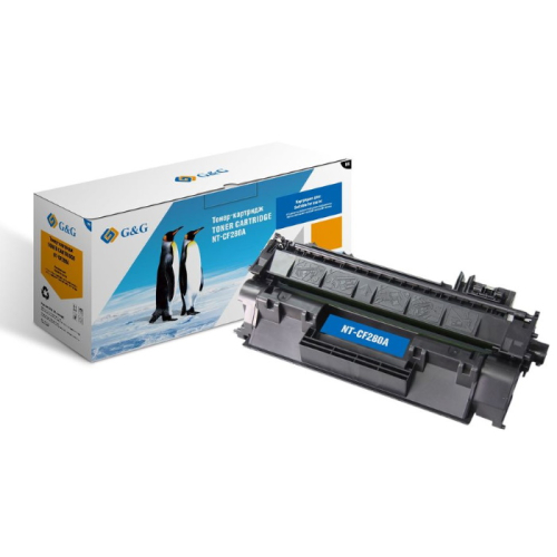 Тонер-картридж G&G NT-CF280A черный 2700 страниц для HP LaserJet Pro400 M401/ M425