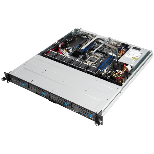 Серверная платформа Asus RS300-E11-PS4/ 1x LGA1200/ 4x DDR4/ 4x LFF + 1x SFF/ DVD-RW/ 2x GbE/ 1x 350W (NHP) (90SF01Y1-M00050) фото 6