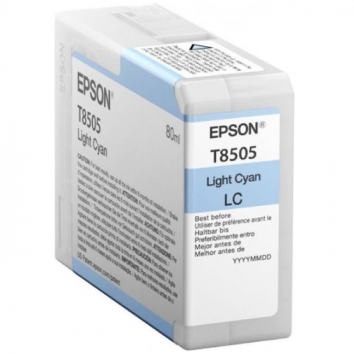Картридж струйный EPSON T8505 светло-голубой 80 мл для SC-P800 (C13T850500)