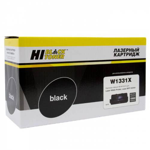 Тонер-картридж Hi-Black HB-W1331X черный 15000 страниц для HP Laser 408/432 (797026736)