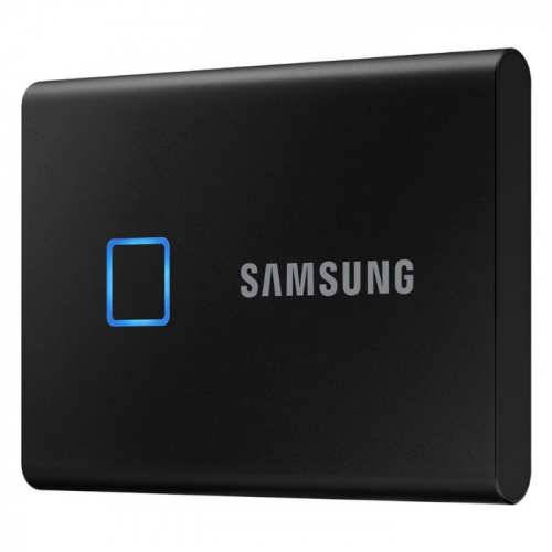 Портативный SSD-накопитель Samsung T7 Touch 1 Тб USB-C черный (MU-PC1T0K/ WW) (MU-PC1T0K/WW)