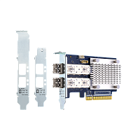 Сетевая карта/ QNAP QXP-32G2FC Dual-port Fiber Channel adapter, 2 x 32 Gb / s SFP +, PCIe Gen3 x8. For QTS OS ONLY