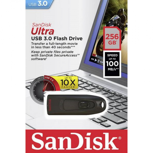 USB накопитель SanDisk Ultra USB 3.0 256 Гб (SDCZ48-256G-U46) фото 4