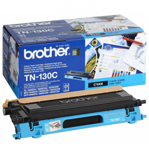 Тонер-картридж Brother TN130C голубой 1500 страниц для Brother HL-4040CN/ 4050CDN/ DCP-9040CN/ M FC-9440CN