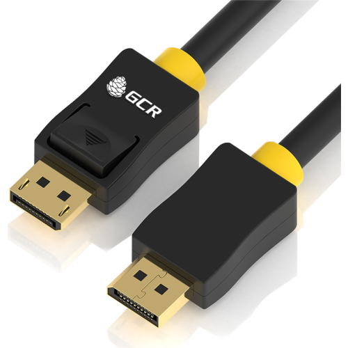 Greenconnect Кабель PROF 10.0m DisplayPort v1.2, 20M/ 20M, черный, ферритовые кольца, 28/ 26 AWG, GCR-50952