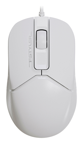 Мышь A4Tech Fstyler FM12 белый оптическая (1200dpi) USB (3but) (FM12 WHITE)
