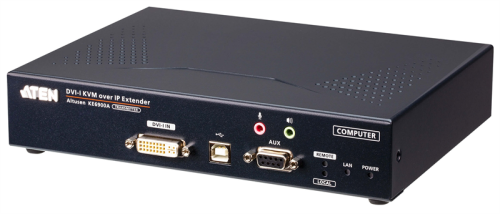ATEN DVI-I Single Display KVM over IP Transmitter (KE6900AT-AX-G)