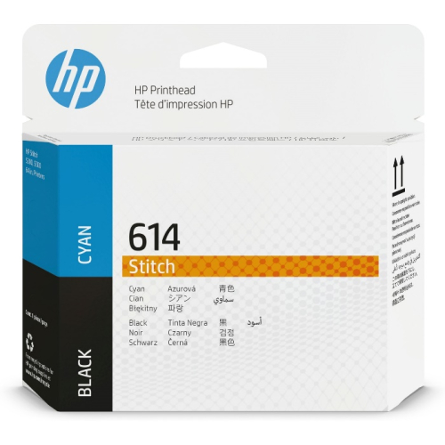 Печатающая головка HP 614 Stitch (голубой и черный) (2LL62A)