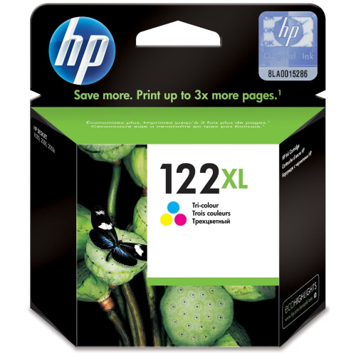 Картридж HP 122XL увеличенной емкости трехцветный (CH564HE)