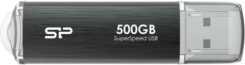 Накопитель SSD Silicon Power USB-C 500GB SP500GBUF3M80V1G Marvel Xtreme M80 черный (SP500GBUF3M80V1GHH)