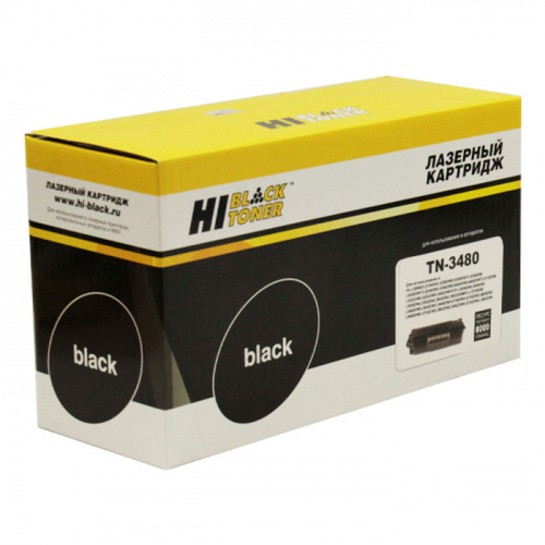 Тонер-картридж Hi-Black HB-TN-3480 Bk 8K (для Brother HL-L5000D/ 5100DN/ 5200DW) (9840228)