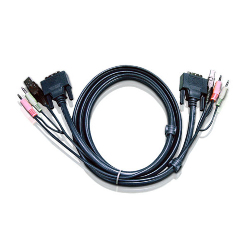 ATEN CABLE DVI-D/ USBA/ SP.MC-DVI-D/ USB B/ SP/ MC, 3m (2L-7D03U)