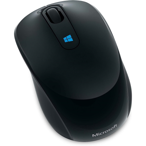 Мышь Microsoft Sculpt Mobile Mouse, черный, оптическая (1600dpi), беспроводная USB2.0 (43U-00003)