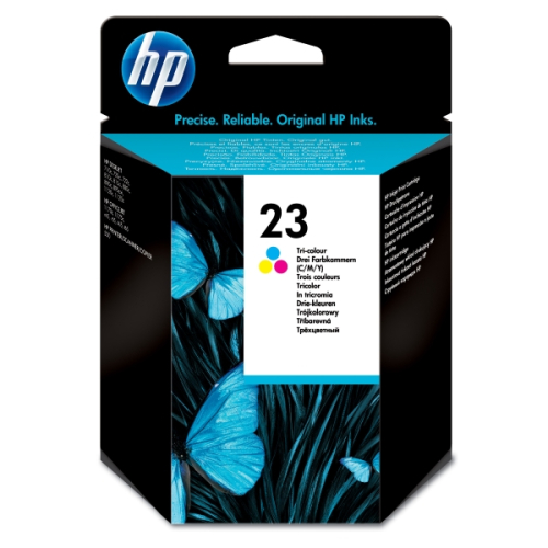Картридж HP 23, трехцветный / 620 страниц (C1823D)