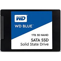 Твердотельный накопитель Western Digital, 2.5" SSD, SATA, 1TB, TLC 3D NAND (WDS100T2B0A)
