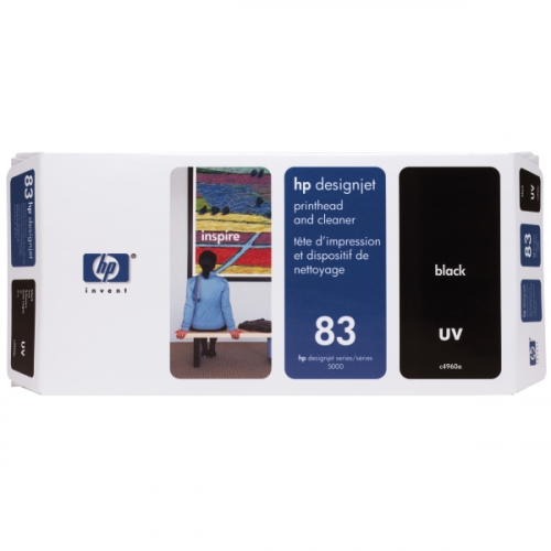 Комплект HP 83, Printhead черная UV и Printhead Cleaner (C4960A)