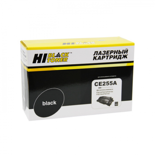 Картридж Hi-Black HB-CE255A, черный, 6000 страниц, для HP LJ P3015 (9915313101)