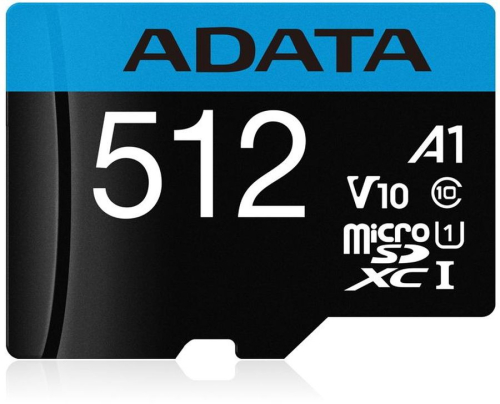 Карта памяти MICRO SDXC 512GB AUSDX512GUICL10A1-RA1 ADATA