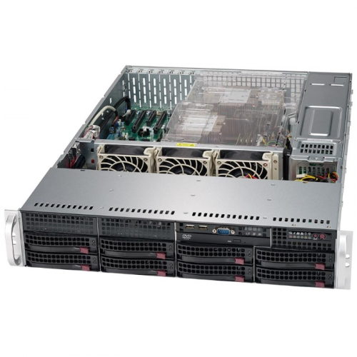 Серверная платформа Supermicro SuperServer 6029P-TRT/ noCPU (2x 3647)/ noRAM (x16)/ noHDD (up 8LFF)/ Int. RAID/ 2x 10GbE/ 2x 1000W (up2) (SYS-6029P-TRT) фото 2
