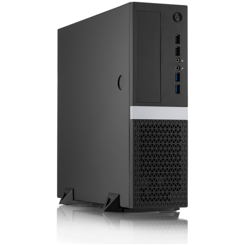 Сase Foxline mATX Desktop 300W FL-211 mATX case, black, w/ PSU TFX 300W, w/ 2xUSB2.0+2xUSB3.0, w/ pwr cord, w/ 8cm FAN (FL-211-TFX300S)