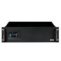 Источник бесперебойного питания Powercom King Pro RM KIN-2200AP, LCD, 2200VA/ 1760W, SNMP Slot, black (KIN-2200AP LCD)
