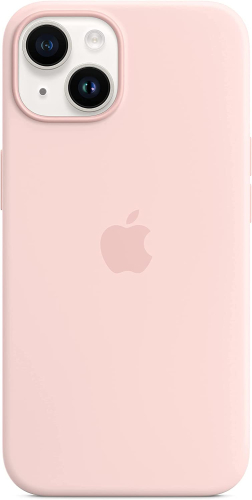 Чехол (клип-кейс) Apple для Apple iPhone 14 Silicone Case with MagSafe A2910 светло-розовый (MPRX3ZM/ A) (MPRX3ZM/A)