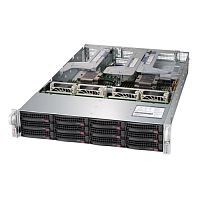 SYS-6029U-TR4 2U, 2xLGA3647 (up to 205W), iC621 (X11DPU), 24xDDR4, up to 12x3.5 HDD (opt. 8 SAS3 + 4 NVMe/ SAS3), 4x1GbE, 1x PCIEx16, 5x PCIEx8, 1x PCIx8 LP, 1x PCIEx8 internal LP, 2x1000W