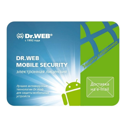 Антивирус Dr.Web Mobile Security 5 устр. 3 года КЗ (ESD) (LHM-BK-36M-5-A3)