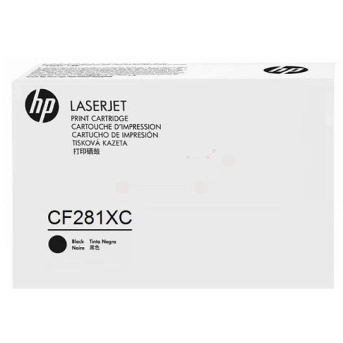 Картридж HP 81X, черный / 25000 страниц для LJ M605/ M606/ M630 (белая упаковка) (CF281XC)