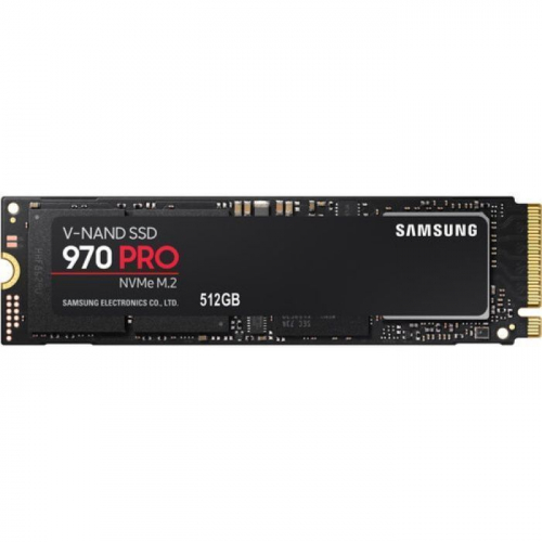 Накопитель Samsung 970 PRO SSD M.2 PCI-E NVMe 512GB 3500/2300MB/s 370K/500K IOPS MTBF 1.5M RTL (MZ-V7P512BW)