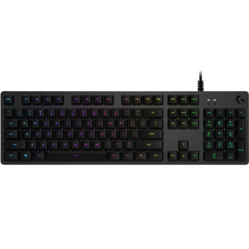Клавиатура Logitech Gaming G512 Wired, RGB, USB, 1.8 m, Carbon, Brown (920-009351)