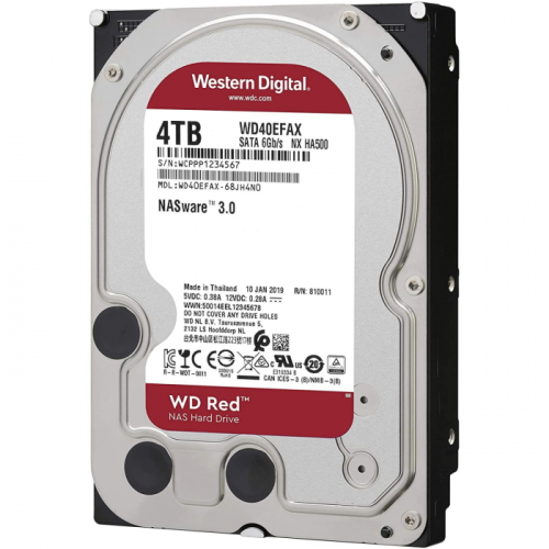Жесткий диск Western Digital Red 5400 4 Тб LFF HDD (WD40EFAX)
